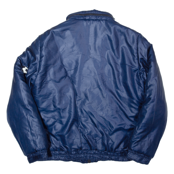 Football Mens Jacket Blue 90s L Online now