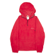 CARHARTT Mens Pullover Jacket Red Nylon Hooded S For Cheap