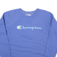 CHAMPION Womens Sweatshirt Blue L Fashion