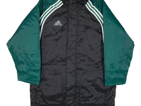 ADIDAS Insulated Mens Coat Black 2XL For Cheap