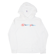 CHAMPION Lightweight Mens White Hoodie S Online