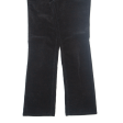 CALVIN KLEIN JEANS Womens Corduroy Trousers Black Regular Bootcut W28 L32 Discount