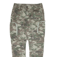 CLOCKHOUSE Cargo Camo Mens Trousers Green Slim Tapered W31 L28 Sale