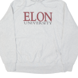 CHAMPION REVERSE WEAVE Elon University Mens Grey Hoodie USA XL Online Hot Sale