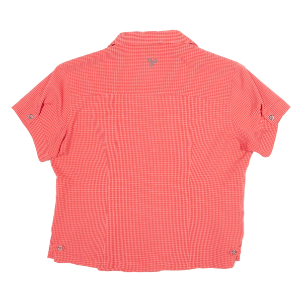 JACK WOLFSKIN Womens Shirt Red Check XL Online Sale