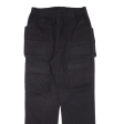 Cargo Womens Trousers Black Relaxed Bootcut W29 L29 Online