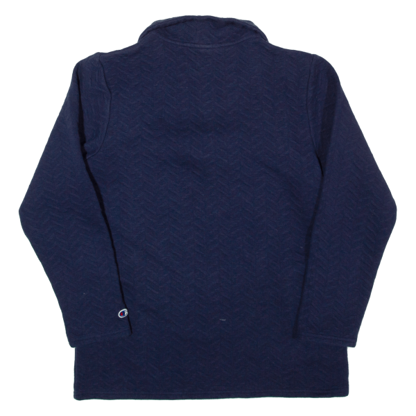 CHAMPION California Mens Sweatshirt Blue 1 4 Zip USA S Online now