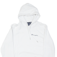 CHAMPION Mens White Hoodie S on Sale