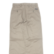 DOCKERS D3 Pleated Khaki Mens Trousers Beige Regular Straight W30 L30 Online Hot Sale