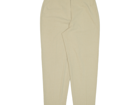 BIAGGINI Womens Trousers Beige Regular Tapered W28 L27 Hot on Sale