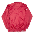 US BASIC Mens Rain Jacket Red 90s Hooded S Online now