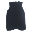 CLUB MONACO Womens Vest Black Chunky Knit Sleeveless L For Cheap