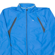 NIKE Detachable Sleeves Mens Windbreaker Jacket Blue M Hot on Sale