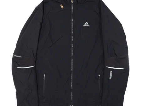 ADIDAS Windstopper Supernova Womens Windbreaker Jacket Black UK 14 Fashion