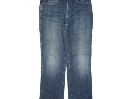 ARMANI JEANS Womens Jeans Blue Regular Straight W32 L30 Online Sale