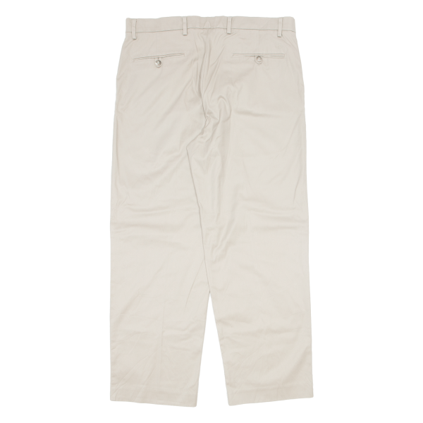 DOCKERS D3 Khaki Mens Trousers Beige Classic Straight W34 L29 Hot on Sale