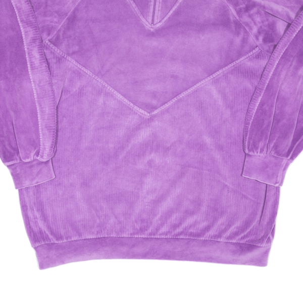 Velvet Womens Jumper Purple 1 4 Zip M For Sale