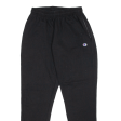 CHAMPION Mens Joggers Black Tapered M W26 L30 Online Sale