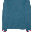 TOMMY HILFIGER Womens Jumper Blue Tight Knit XS Online now