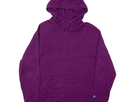 CHAMPION Womens Purple Hoodie 2XL For Sale