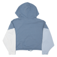 PUMA Cropped Womens Blue Hoodie M For Cheap