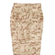 Cargo Camo Womens Trousers Beige Regular Tapered W31 L30 Fashion