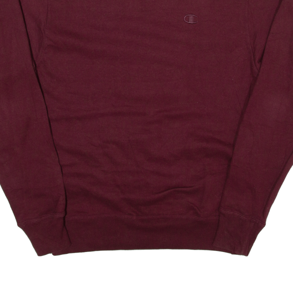 CHAMPION Mens Sweatshirt Maroon S Discount