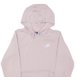 NIKE Mens Pink Hoodie XS Fashion