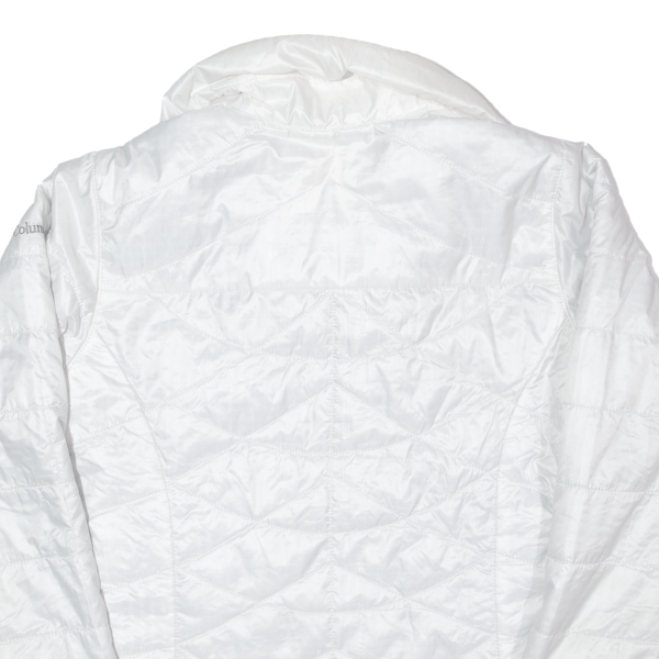 COLUMBIA Lightweight Womens Puffer Jacket White S Supply