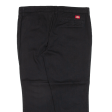 DICKIES Workwear Womens Trousers Black Relaxed Tapered W33 L24 on Sale