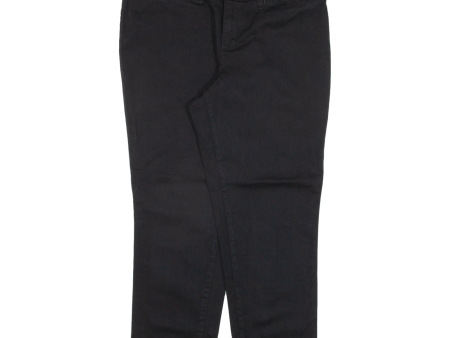 DICKIES Workwear Womens Trousers Black Relaxed Tapered W33 L24 on Sale