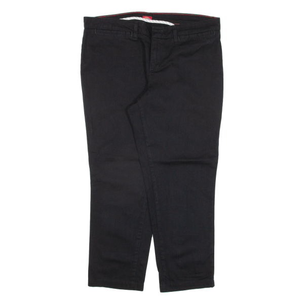 DICKIES Workwear Womens Trousers Black Relaxed Tapered W33 L24 on Sale