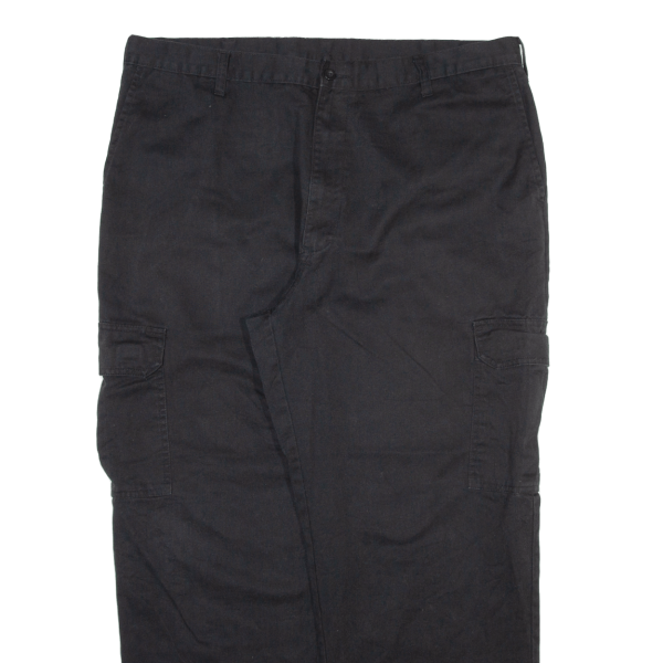 DICKIES Cargo Workwear Mens Trousers Black Relaxed Straight W40 L30 Cheap