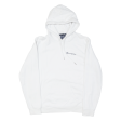 CHAMPION Mens White Hoodie S on Sale