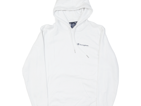 CHAMPION Mens White Hoodie S on Sale