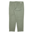 CALVIN KLEIN JEANS Womens Trousers Green Regular Tapered W30 L24 Online Sale