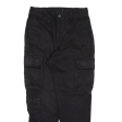 Cargo Womens Trousers Black Regular Tapered W28 L26 Online