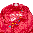 AUBURN Americas Pride Mens Bomber Jacket Red 90s XL For Discount