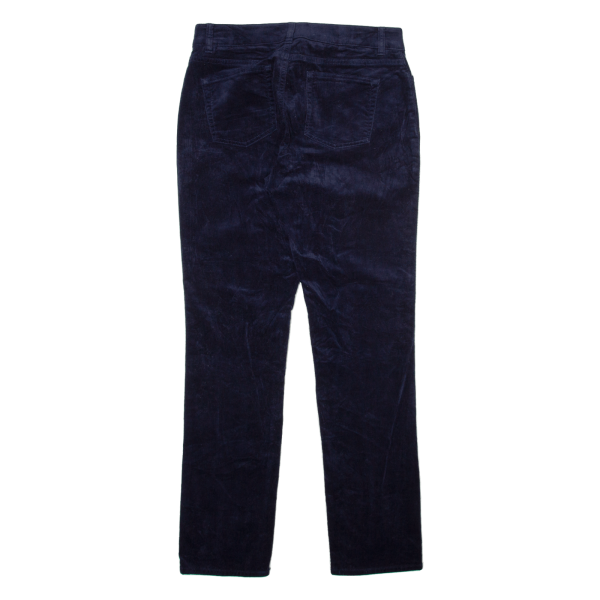 CHAPS Womens Corduroy Trousers Blue Slim Skinny W30 L30 Hot on Sale