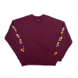 DISNEY Mickey Mouse Sweatshirt Maroon Mens L Online