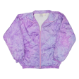 COSMOS Womens Shell Jacket Purple 90s M Supply