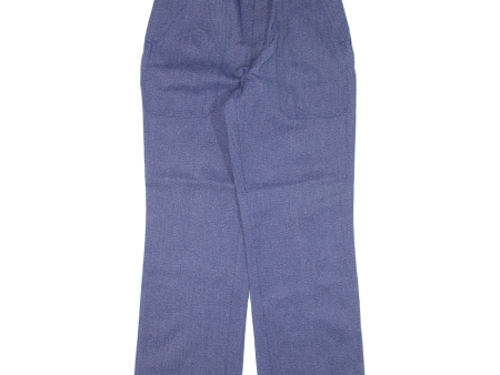 Workwear Mens Trousers Blue Loose Straight W35 L33 Supply