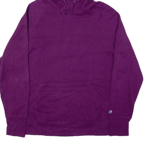 CHAMPION Womens Purple Hoodie 2XL For Sale