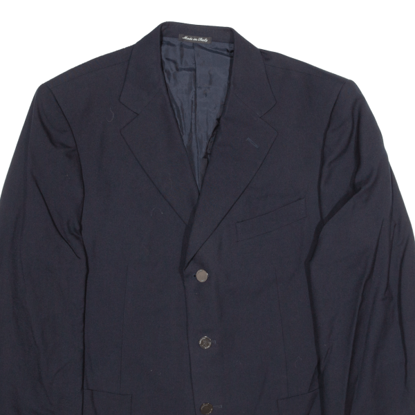 TRUSSARDI Mens Blazer Jacket Blue Wool L Sale