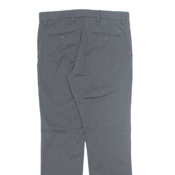 DOCKERS Flex Comfort Khaki Mens Trousers Grey Slim Straight W31 L30 For Discount