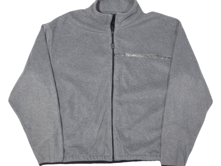 NAUTICA Competition Mens Fleece Jacket Grey L For Sale