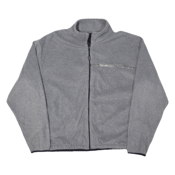 NAUTICA Competition Mens Fleece Jacket Grey L For Sale