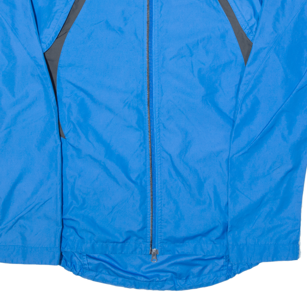 NIKE Detachable Sleeves Mens Windbreaker Jacket Blue M Hot on Sale