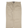 DOCKERS D1 Signature Khaki Mens Trousers Beige Slim Straight W32 L30 Discount