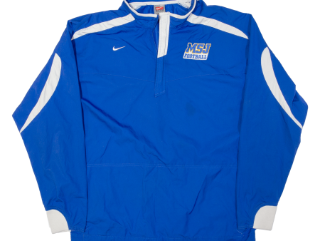 NIKE MSJ Football Mens Pullover Jacket Blue XL Discount